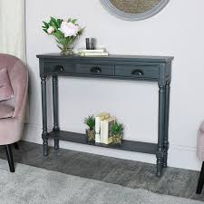 Grey Console Table With Shelf Lancaster Range However, sofa tables certainly aren't a new concept.