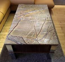 Combined with elegant metal the table feet enhance the glorious play of colours of marble or onyx. Tischplatte Marmor Antik Geburstet Naturstein Braun F Couchtisch Kommode Ablage Ebay