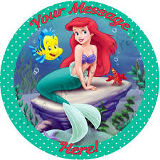 Maybe you would like to learn more about one of these? Disney Princess Ariel The Little Mermaid Personalised Edible Cake Image Topper The Monkey Tree