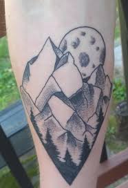 This is one of the most popular tattoo parlors in around the area of 39773. Mountain And Moon Done By Mike Coon At Gold Tiger Tattoo Saratoga Springs Ny Tattoos