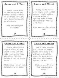 Cause And Effect Task Cards Cause And Effect Cause And Effect Essay Cause And Effect Activities