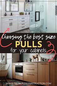 Due to the wide ranging differences in materials and quality, kitchen cabinets cost anywhere from $2,500 to $24,000. How To Choose The Best Size Pulls For Your Cabinets Trubuild Construction