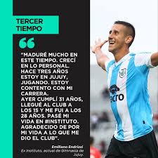 Hablamos con Emiliano “Chavo” Endrizzi, ex jugador de Instituto que  actualmente juega en Gimnasia de Jujuy.