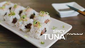 With its combination of diced tuna, sushi rice, and spicy sauce, it's often the first raw option that sushi. Spicy Tuna Roll ã‚¹ãƒ'ã‚¤ã‚·ãƒ¼ãƒ„ãƒŠãƒ­ãƒ¼ãƒ«å¯¿å¸ Just One Cookbook