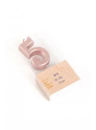 1 Bougie Chiffre 5 Rose Gold Produits et accessoires pour fabriquer des bougies. 1 bougie chiffre 5 rose gold