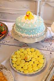 Rubber Ducky Baby Shower Cake Mom Loves Baking