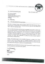 Formal at the top of the application letter should be your address then followed by the address of. Iebc On Twitter Here Is The Letter To Nasa On Fresh Presidential Campaigns And The Nasa Irreducible Minimums On Electoral Reforms Before The Fresh Elections Https T Co Rfjffgdpsi