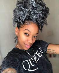 Ueen Dyed Natural Hair Hair Puff Natural Hair Color