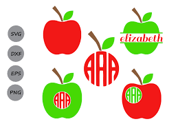 Download Monogram Apple Frames Graphic By Cosmosfineart Creative Fabrica PSD Mockup Templates