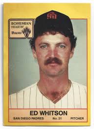 1987 Bohemian Hearth Bread San Diego Padres Bohemia Hearth Bread ed Whitson  #31