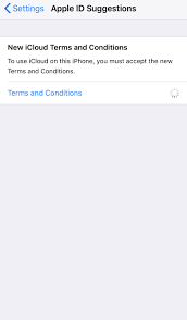 Icloud Term And Condition Won T Load Apple Community
