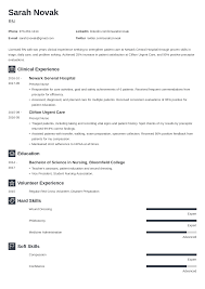 Nursing Student Resume Example Template Newcast In 2020 Student Resume Resume Examples Job Resume Examples