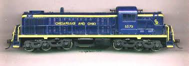 Image result for Federal Yellow 1956 Chesapeake and Ohio Railroad