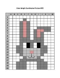 Mystery Picture Graph Easter Bunny Mystery Picture Graph Picture Graphs Mystery Pictures