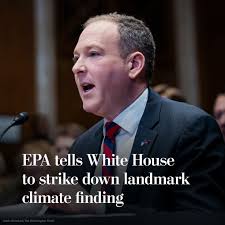 EPA urges White House to strike down 'endangerment finding'