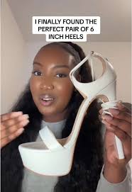 Ebony High Heels Try