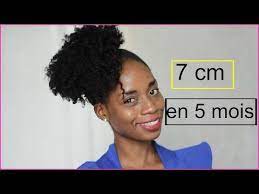 7 Cm En 5 Mois Pousse Cheveux Afro Youtube
