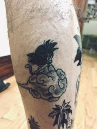 But dragon tattoos on shoulder will rise up its sunshine. Little Goku On Flying Cloud Tattoo Cloud Tattoo Dragon Ball Tattoo Tattoos