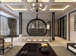 Oriental Stencil Feature Wall Monochrome Living China Arsitektur Jepang Arsitektur Luyang
