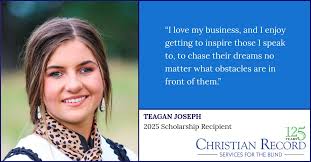 Introducing our 2025 Anne Lowe Scholarship recipients: Teagan Joseph,  raised in Northern Colorado, developed leadership, discipline, and  compassion through 4-H, FFA, choir, and church youth group involvement. She  earned multiple livestock championships