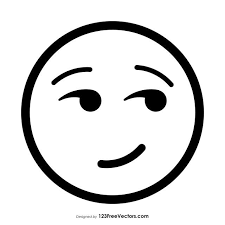 Smirking Face Emoji Outline Black And Grey Tattoos Celtic Tattoo Symbols Emoji Coloring Pages