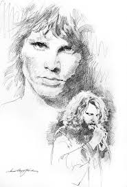David Lloyd Glover Jim Morrison Faces Many Of Hollywood S A List Celebrities And Recording Stars Are Among His Top Collect Pop Art Images Jim Morrison Art