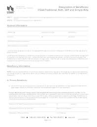 Usaa Beneficiary Designation Fill Online Printable Fillable Blank Pdffiller