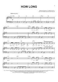 Charlie Puth How Long Sheet Music Notes Chords Sheet Music Notes Charlie Puth Learn Piano