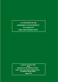 report date may 23, 2009 _____ i. Pdf An Assessment Of The Admissibility And Sufficiency Of Evidence In Child Abuse Prosecutions