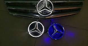 Led Car Front Grille Led Logo Badge Emblem For Mercedes Benz Led Logo Mercedes Car Front