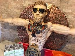 Conor Mc Gregor Life Size Cake Sculpture Made From Rice Crispy Fondant Modeling Chocolate This Cake Was Made To Highlig Cake Rice Crispy Modeling Chocolate