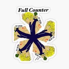 Full Counter Stickers Redbubble Zeldris a hard counter to magic oriented fighters.so he should take this. redbubble
