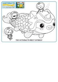 The octonauts explore the ocean, save sea creatures from danger and protect the environment from destruction. The Octonauts Meet Dunkie Coloring Sheet Printable Pdf Download