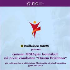 Raiffeisen bank kosova headquarters is in pristina, kosovo. Congratulations To Raiffeisen Bank Kosova For Winning The Fides Award Amc Health
