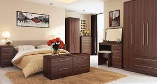 Dusk 3 piece full size bedroom set, walnut and black. Walnut Bedroom Furniture Sale Uk Bed Bedside Wardrobe Dressing Set