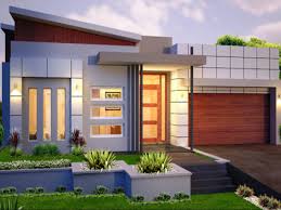 Choose a one story house plan design that features a vaulted foyer, bay windows, or decorative ceiling treatments. Small One Story Modern House Plans Amazing Stories