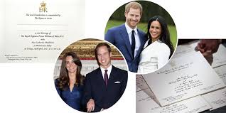 Here's your first look at the royal invitation to meghan markle and prince harry's wedding. How Meghan Markle And Prince Harry S Wedding Invitations Are Different Than William And Kate S