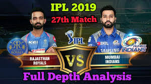 Mi, who are comfortably in third place on the points table with four wins in six games, will be bolstered by the return of skipper rohit sharma from injury. Mumbai Vs Rajasthan Mi Vs Rr 27th Match Ipl 2019 Dream 11 Prediction Playing11 Who Will Win Youtube