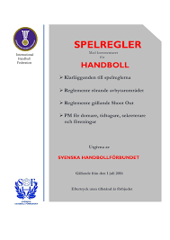 Det har över åren funnits många olika benämningar på dessa positioner; Spelregler Handboll Pages 1 50 Flip Pdf Download Fliphtml5
