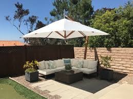 Offset cantilever umbrella base weight bag sand heavyduty portable gravity pouch. Best Cantilever Parasols For Your Garden In 2021