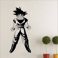 Dragon ball z dragon ball z opened with goku assisting piccolo in killing his evil older brother raditz, albeit at the expense of his own life. Dragon Ball Z Anime Character Goku Fighting Posture Wall Decal Bedroom Teen Room Anime Fans Decorative Vinyl Wall Sticker Lz14 Buy At The Price Of 9 22 In Aliexpress Com Imall Com