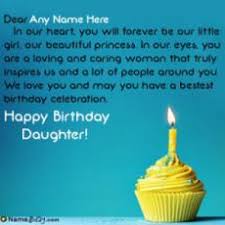 Need a nice happy birthday message to go in it? Download Birthday Images For Daughter With Name