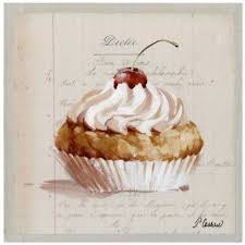 Baba Au Rhum Art Print Pascal Cessou Art Com Baba Au Rhum Food Illustrations Food Drawing