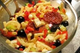 Recette De Salade De Pates A La Grecque La Recette Facile Recette Salade De Pates Recette Salade Froide Recette Salade De Pates