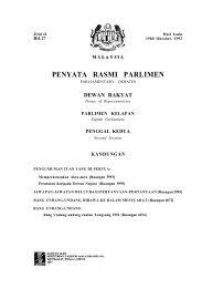 Jabatan penilaian & perkhidmatan harta malaysia (jpphm). Malaysia Dewan Negara Order Paper Http Www Parlimen