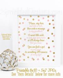 Baby Shower Guest Book Sign Blush Pink Gold Glitter Party 8x10 And 5x7 Printable Birthday Party Welco Baby Shower Signs Star Baby Showers Baby Shower Guest