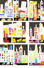 Paper Skyscrapers Deep Space Sparkle Preschool Building Theme Preschool Construction Preschool Art