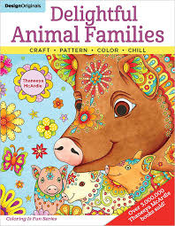 Engage your students with these animals patterns and coloring pages. Delightful Animal Families Coloring Book By Thaneeya Mcardle Thaneeya Com