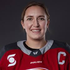OLYMPIAN: 🇨🇦🏒 Brianne Jenner is a standout forward in women's hockey,  currently captain of PWHL Ottawa. She's won two Olympic golds (2014, 2022),  a silver (2018), and was MVP of the Olympics