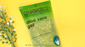 Cara hilangkan sunburn dengan cepat. Review Guardian Aloe Vera Gel Dermatologically Tested Proven Carolline S Beauty Blog